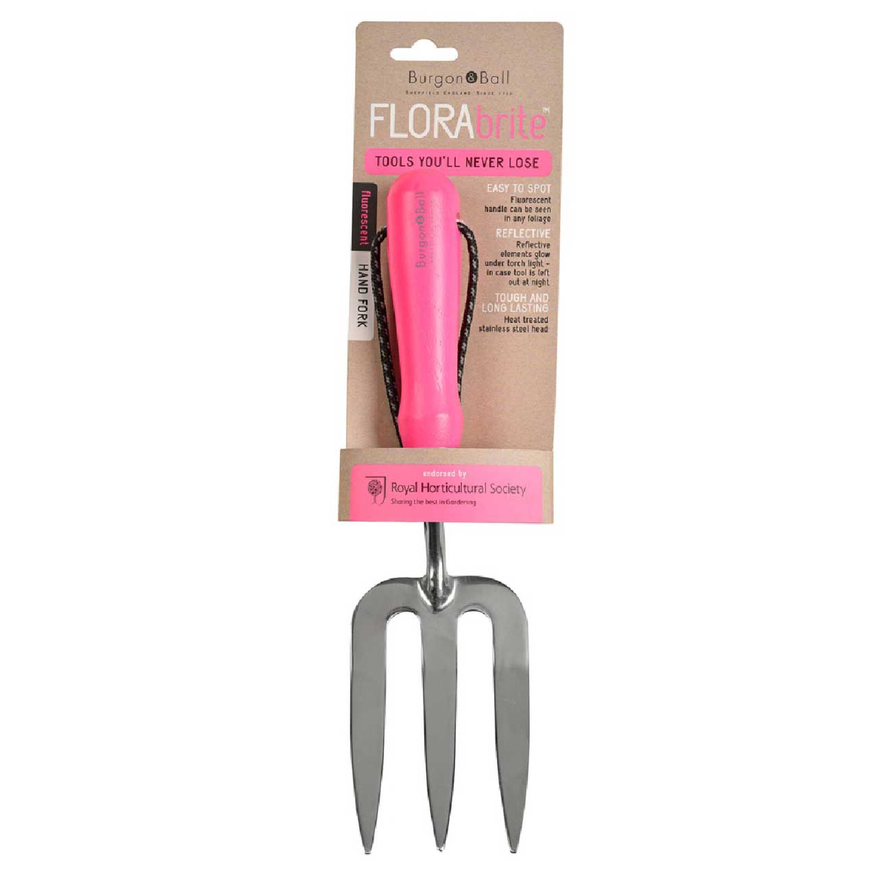 FloraBrite® Hand Fork - Pink